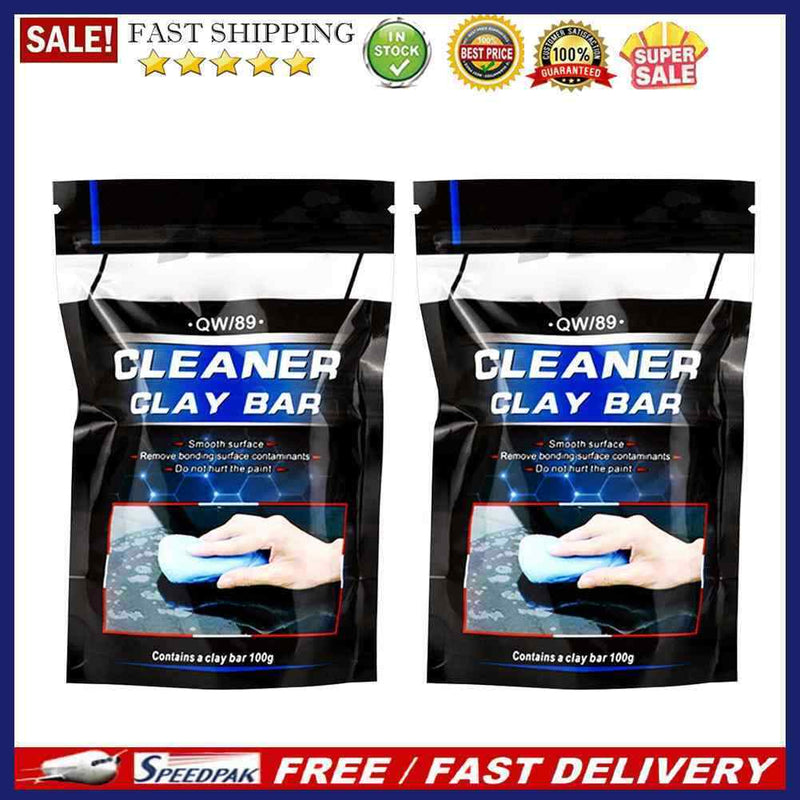 2/4pcs Car Wash Magic Clean Clay Bar Vehicle Auto Care Detailing Cleaning Too