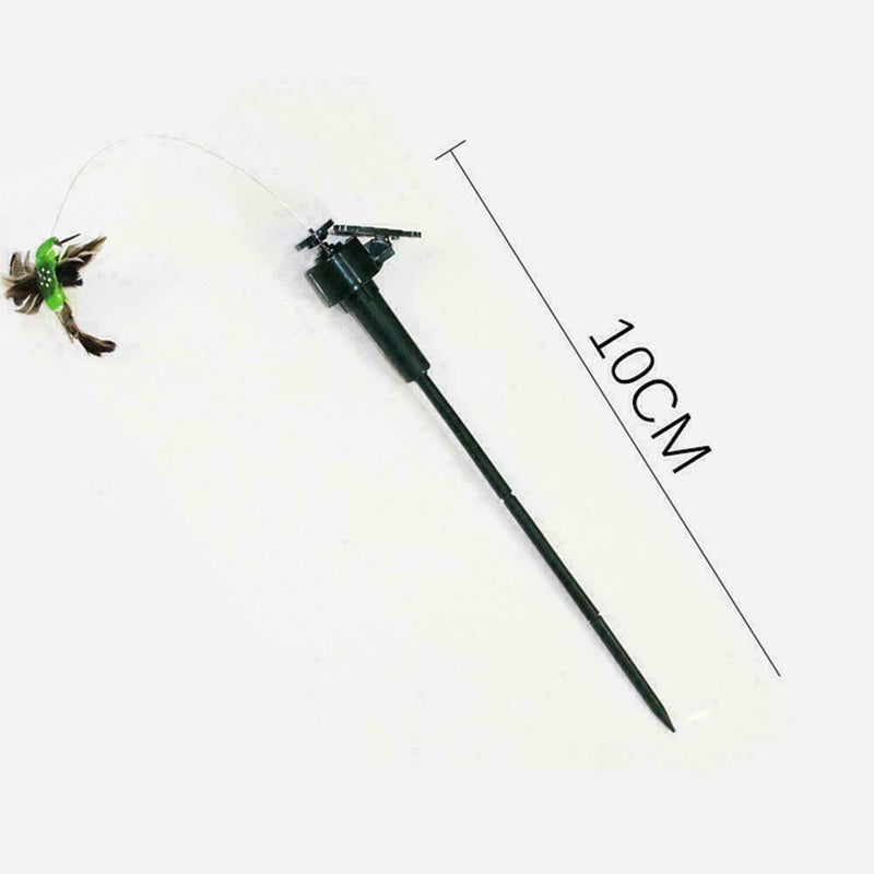 Solar / Battery Powered Flying Fluttering Feathered K5T0 Decor Bird Stakes C3W4