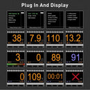 YouN AUTOOL X60 OBD Meter OBD2 HUD Digital Water Temp Gauge Voltage Speed Meter