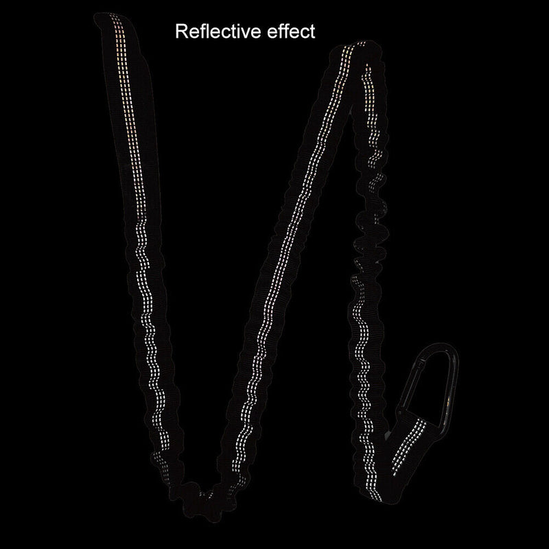 Elastic Canoe Paddle Leash Adjustable Portable Tie Rope Stretchable Paddle St