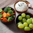 Jujube Wooden Bowl Chinese Rice Bowls Kids Lunch Box Baby Feeding Containers