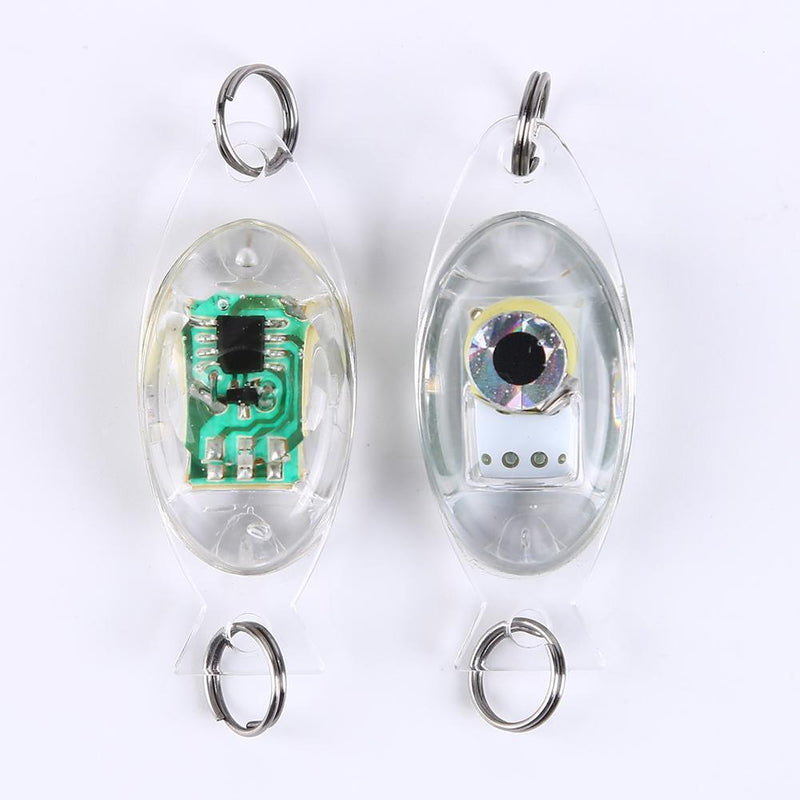 Portable Underwater Fishing Attraction Lamp Lure Fishing Accessories (White)