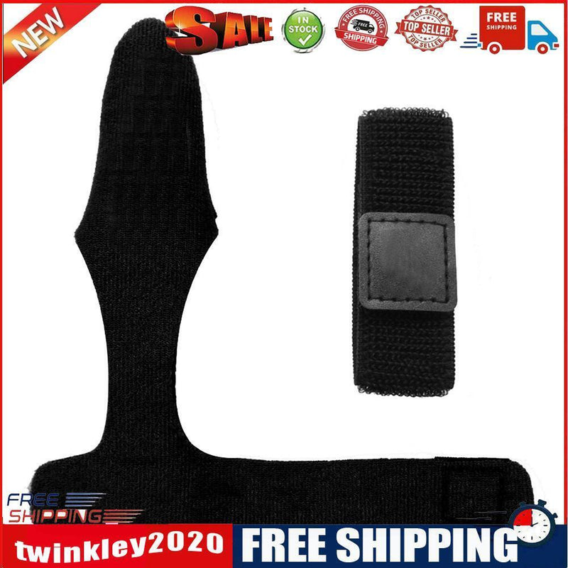 2pcs Fishing Rod Covers Pole Glove Protector+Tie Wrapping Band Belt (Black)