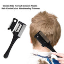 Double Side Haircut Scissors Plastic Hair Comb Cutter Hairdressing Trimmer Newly