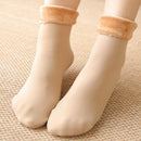 Winter Warm Thicken Thermal Socks Soft Wool Seamless Sock (Skin Color)