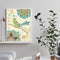 Frameless Flower and Bird Oil Paint by Numbers Kit Drawing Coloring on Canvas