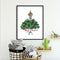 5D DIY Christmas Tree Dress Diamond Drawing Partial Special Shape Drill Kit