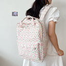 Fashion Floral Backpack Large Capacity Flower Student Travel Shoulder Rucksack
