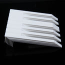 52Pcs White ABS Plastic Piano Keytops Kit with Fronts Replacement Key Tops
