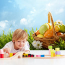 Happy Easter Backdrops Baby Shower Birthday Party Flower Photography Background