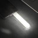Mini Portable USB Book Light Bright Reading Lamp for PC Laptop (White 8COB)