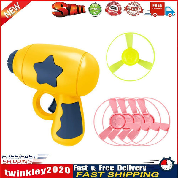 Cats Interactive Toys Flying Saucer Luminous Dragonfly Play Disc (Yellow) Newly