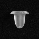 200pcs 4mm Silicone Ear Plugs Earring Ear Nuts Jewelry Findings Newly