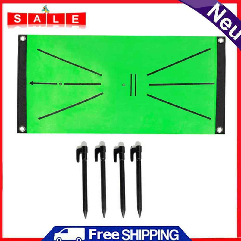 Golf Training Mat Mini Golf Practice Training Aid Portable Golf Hitting Rugs