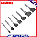 7pcs Leather Semi Round Cutter DIY Craft Wallet Edge Trimming Punching Tool