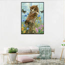 5D DIY Full Drill Diamond Painting Flower Owl Cross Stitch Embroidery Home