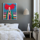DIY Coded Painting Kit Oil Paint by Numbers Redhead Girl Acrylic Drawing Decor