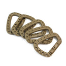 5 Pcs Plastic Carabiner D-Ring Key Chain Clip Hook Camping Buckle Accessories