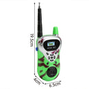 Kid Handheld Walkie Talkie Outdoor Radio Transceiver Interphone (Green) Newly