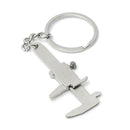 Mini Vernier Caliper Pendant Keyring Slider Slides Useful Tool Key Chain Z0Q5