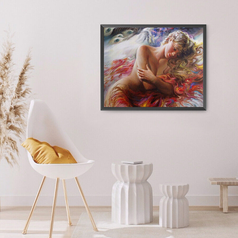 Sleeping Women Oil Paint By Number Canvas Drawing DIY Home Decoration Gift Se