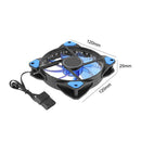 PC Computer 33 LED 120mm Silent Computer Case Heatsink Cooler Fan(Blue)
