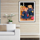 5D Diamond Painting College Bear Full Round Mosaic Picture Art Home Decor