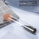 Glass Tea Infuser Tea Filter Creative Pipe Tea Strainer for Loose Leaf Herb
