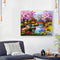DIY Paint By Number Kit Small Bridge Flowing Water No Frame for Home Decor