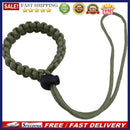 Braided Paracord Wrist Strap Lanyard for Canon Nikon DSLR SLR Camera (D)
