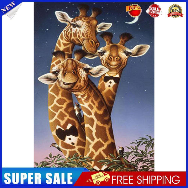 Mr Giraffes Oil Paint By Numbers Kits DIY Handpainted on Canvas Wall Art