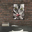 Scary Cat 5D Round Diamond Painting Cross Stitch Mosaic Rhinestone Crafts
