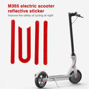 2 Set PVC Electric Scooter Warning Reflective Stickers for M365 E-Scooter Parts