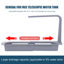 Expandable Kitchen Sink Rack Retractable Household Sink Dish Pool (Grey) Newly