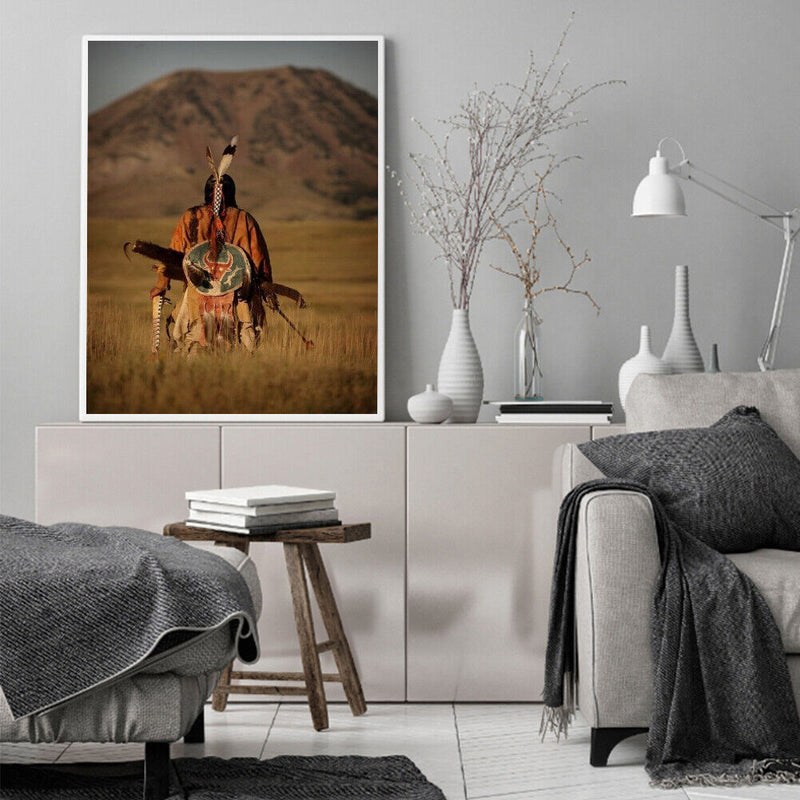 Canvas Paint By Numbers Aborigines Oil Hand Painted Drawing Kit Home Decoration