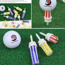 3pcs/pack Golf Double-layer Ball Nails Soft Rubber Low-resistance Ball Golf H2K6