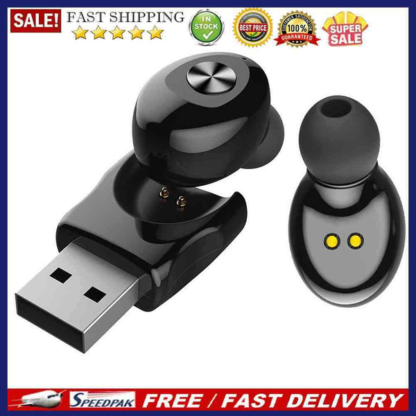 Bluetooth-compatible 5.0 XG12 Earphone Wireless HIFI Sound Sport USB Charge Head