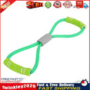 8 Word Chest Expander Rope Sports Workout Muscle Resistance Bands (Green) Newly