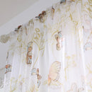 lookthenbuy blackout curtains, butterfly motif, for living room, sleepzi