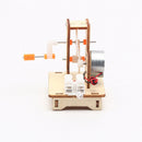 DIY Wooden Hand Cranked Generator Technology Students Kids Physical Science Toys