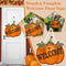 Halloween Hanging Sign Pumpkin  Plaque Sign Door Sign Welcome Hanging Brand,