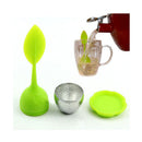Home Filter Herbal Infuser Silicone Tea Leaf Strainer Stainless Steel Diffuser
