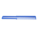 Hairdressing Carbon Anti-static Comb Wide Tooth Hair Clipper Comb (Blue) Newly