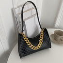 Female PU Leather Crossbody Bag Women Chain Trending Small Lady Handbag