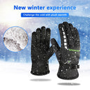 Winter Men Warm Windproof Ski Fleece Gloves Outdoor Cycling Skiing Sports Gloves