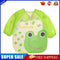 Cartoon Waterproof Unisex Baby Feeding Long Sleeve Art Apron Animal Bibs(D)