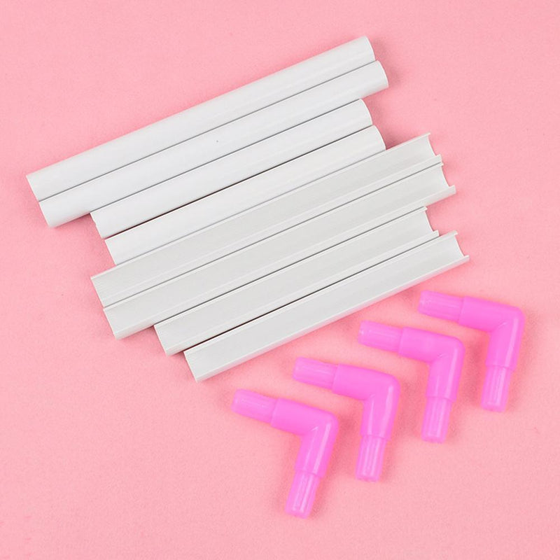 Embroidery Frame Plastic Cross Stitch Hoop Stand Holder DIY Sewing Craft Tools