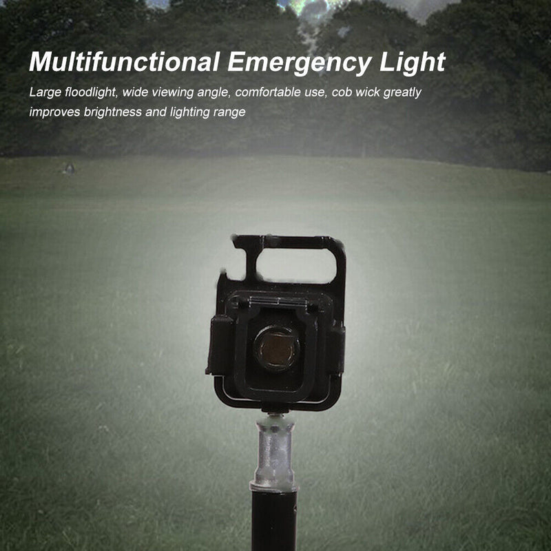 500 Lumens Mini Flashlight Keychains 30 COB LED Portable Small Pocket Work Light