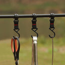 10x Outdoor Camping Hook Z-Shaped Storage Hanging Hook Buckle DIY Pot Pan H