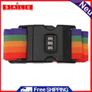 Adjustable Lock Travel Luggage Lashing Strap Password Lock Suitcase Packing Belt